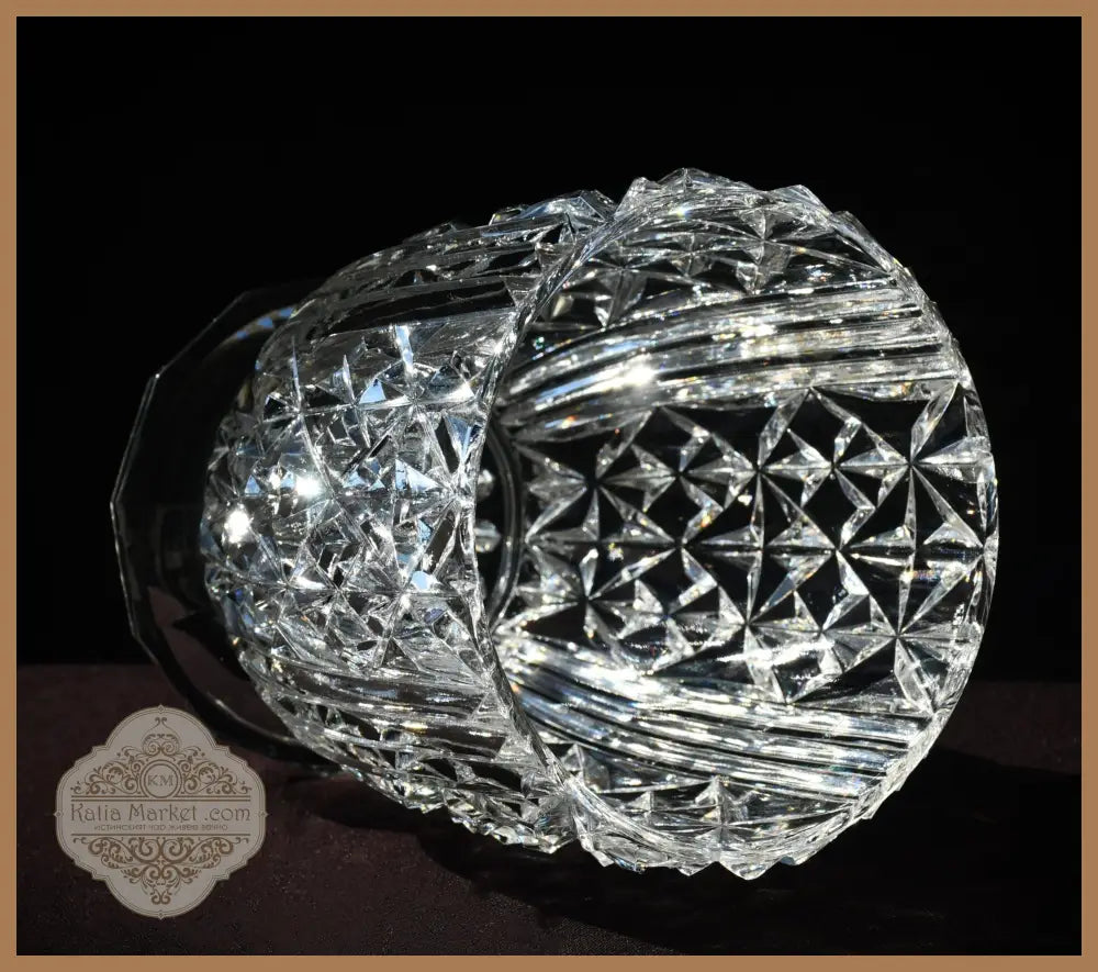 Кристална винтидж ваза Art Deco - antique