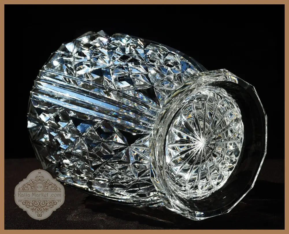 Кристална винтидж ваза Art Deco - antique
