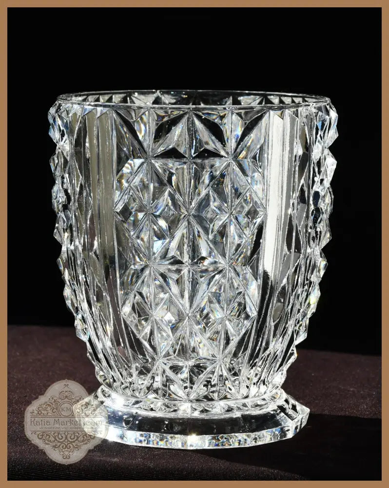 Кристална винтидж ваза Art Deco - antique