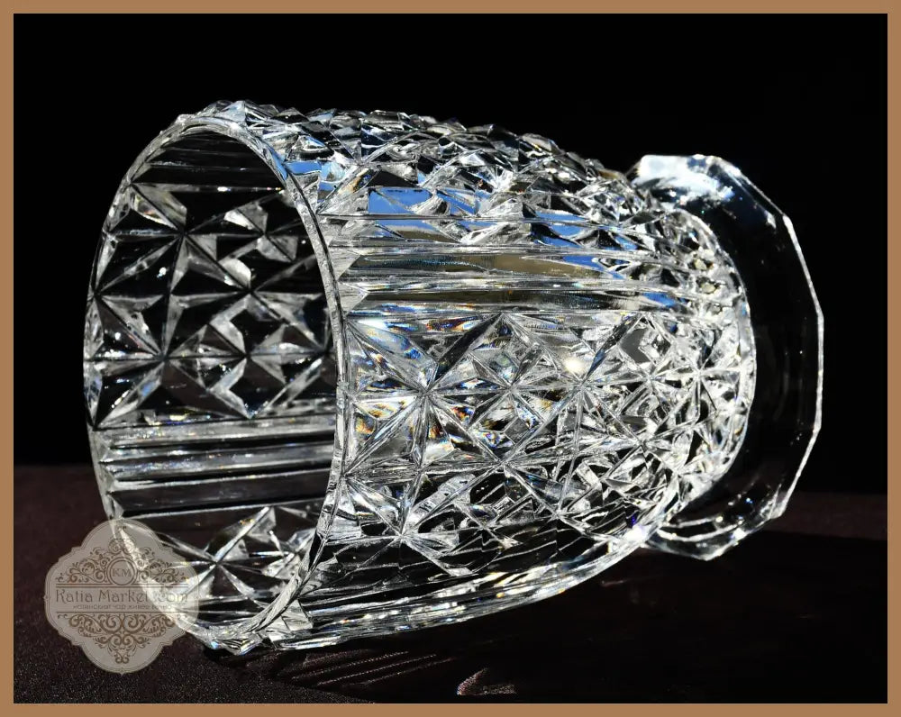 Кристална винтидж ваза Art Deco - antique