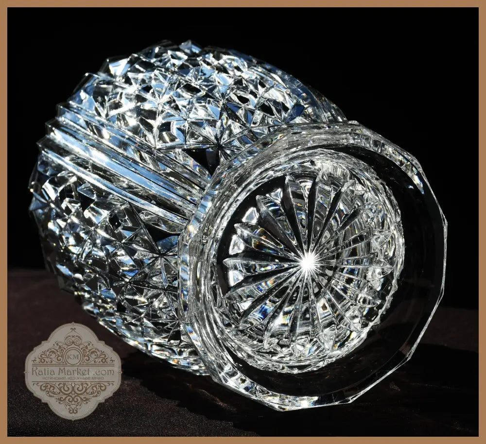 Кристална винтидж ваза Art Deco - antique