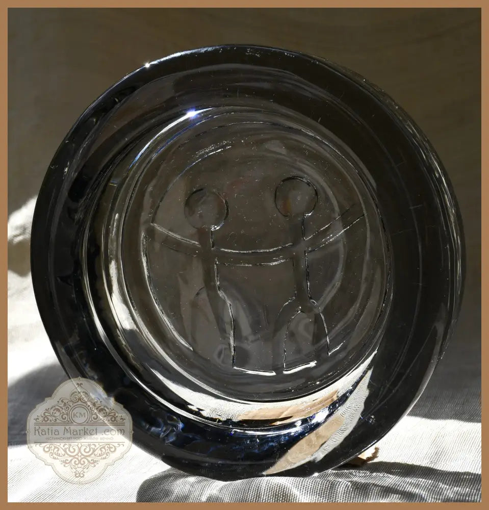 Купа/медалион от Erik Höglund (1932-98) за Kosta Boda - antique