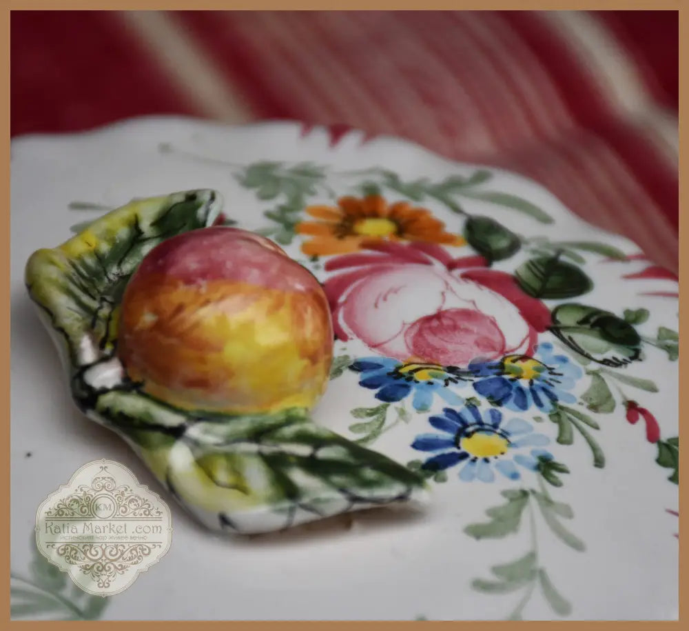 Кутия за бижута на Faïencerie D’Angoulême - Франция - antique