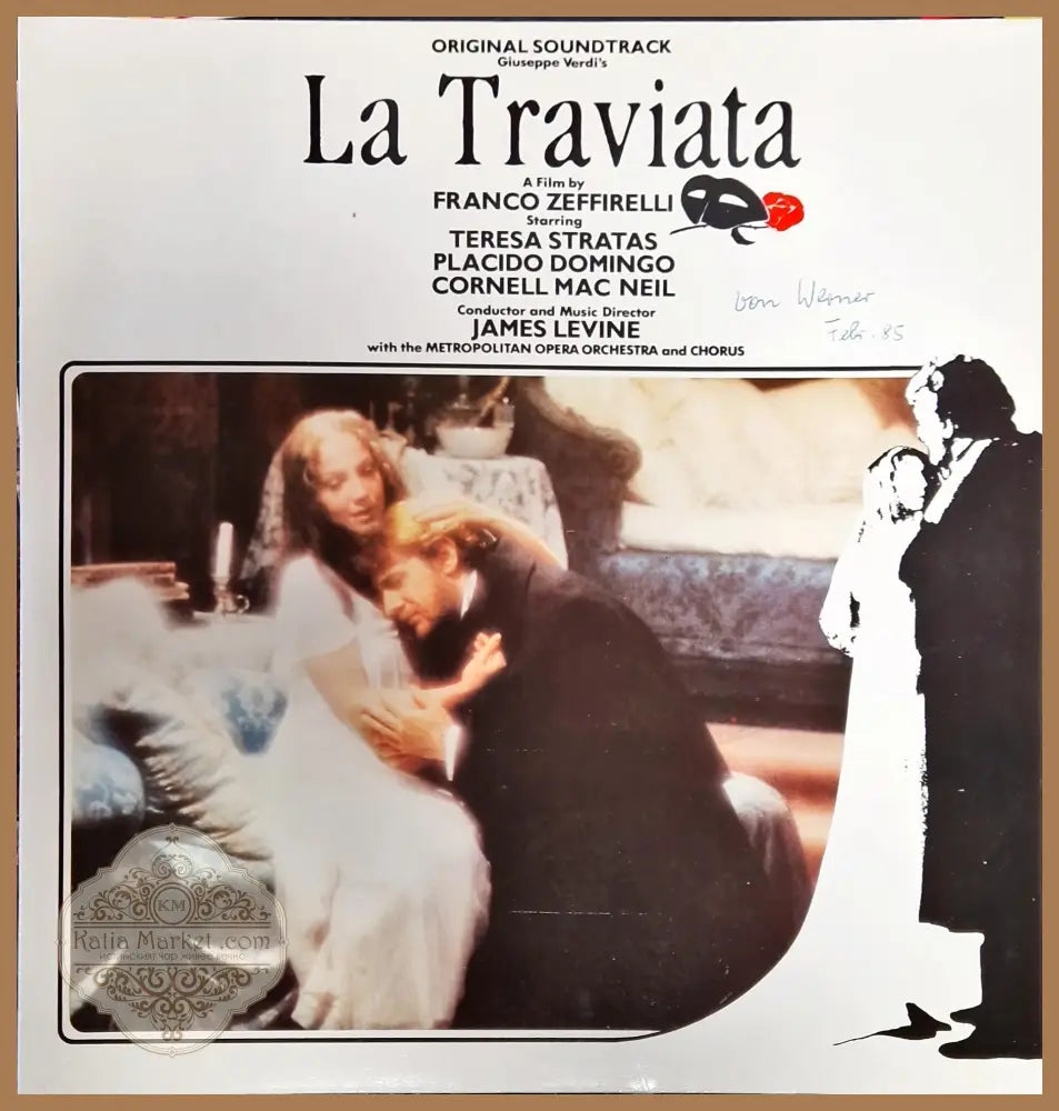 La Traviata - Original Soundtrack. Starring: Teresa Stratas Placido Domingo Cornell Mac Neil/2 плочи - antique