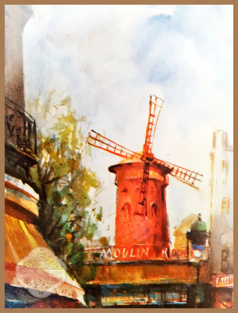 ’Le Moulin Rouge’- принт (1236) - Принт