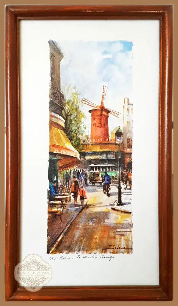 ’Le Moulin Rouge’- принт (1236) - Принт