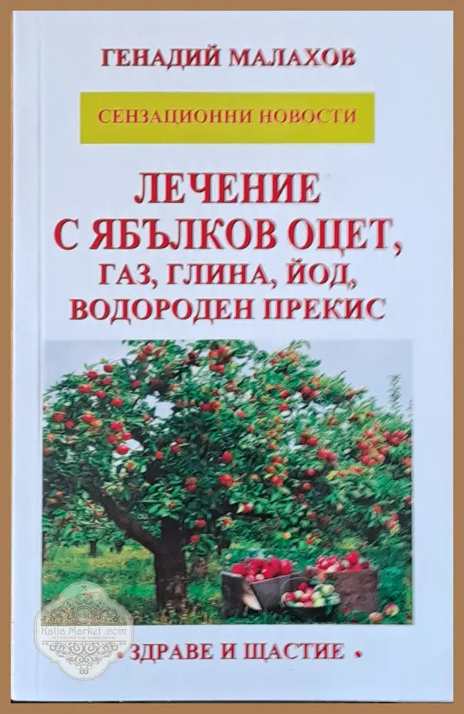 Лечение с ябълков оцет газ глина йод водороден прекис - Генадий Малахов - Книги