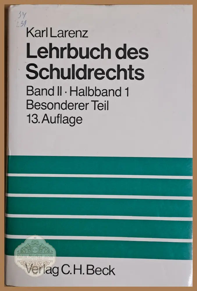 Lehrbuch des Schuldrechts. Band II. Halbband 1 Besonderer Teil 13. Auflage - Karl Larenz - Книги