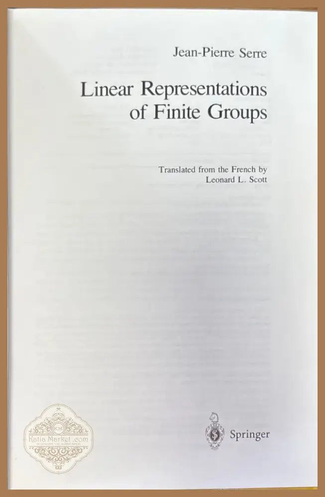 Liner Representations of Finite Groups (601) - Книга