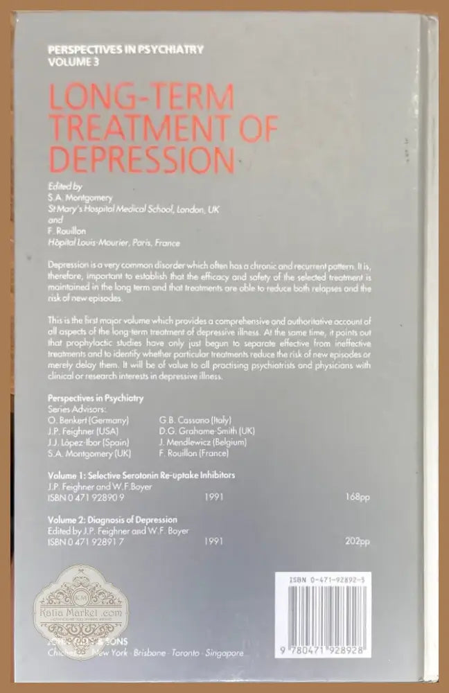 Long-term treatment of depression (1378) - Книга