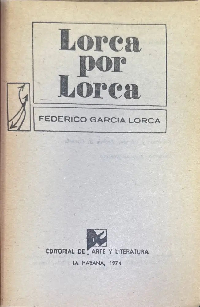 Lorca por Lorca (876) - Книга
