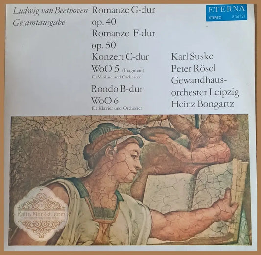 Ludwig van Beethoven: Romanze G-dur op. 40 Romanze F-dur op. 50 RomanzeKonzert C-dur WoO5 - antique