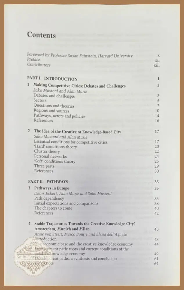 Making Competitive Cities (656) - Книга