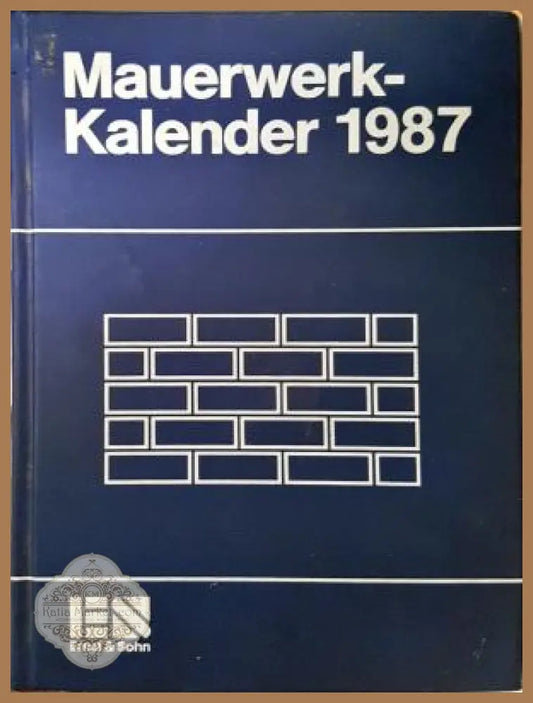 Mauerwerk-Kalender 1987 - Peter Funk