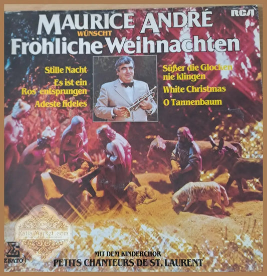 Maurice Andre wunscht Frohliche Weihnachten - antique