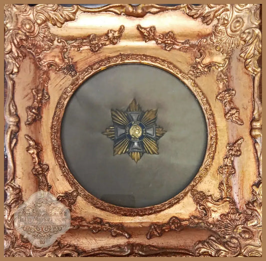 Медал репродукция с масивна рамка - antique