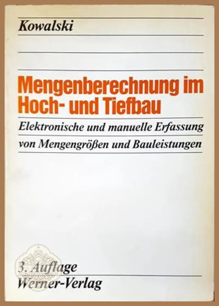 Mengenberechnung im Hoch- und Tiefbau - корица