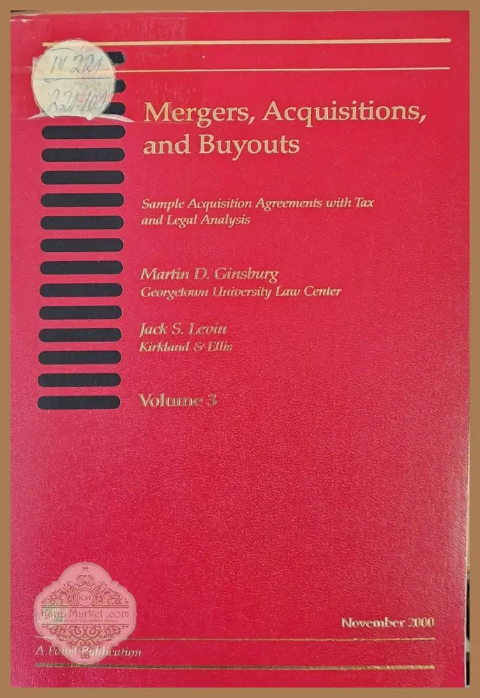 Mergers Acquisitions and Buyouts - M. Ginsburg / J. Levin - Книги