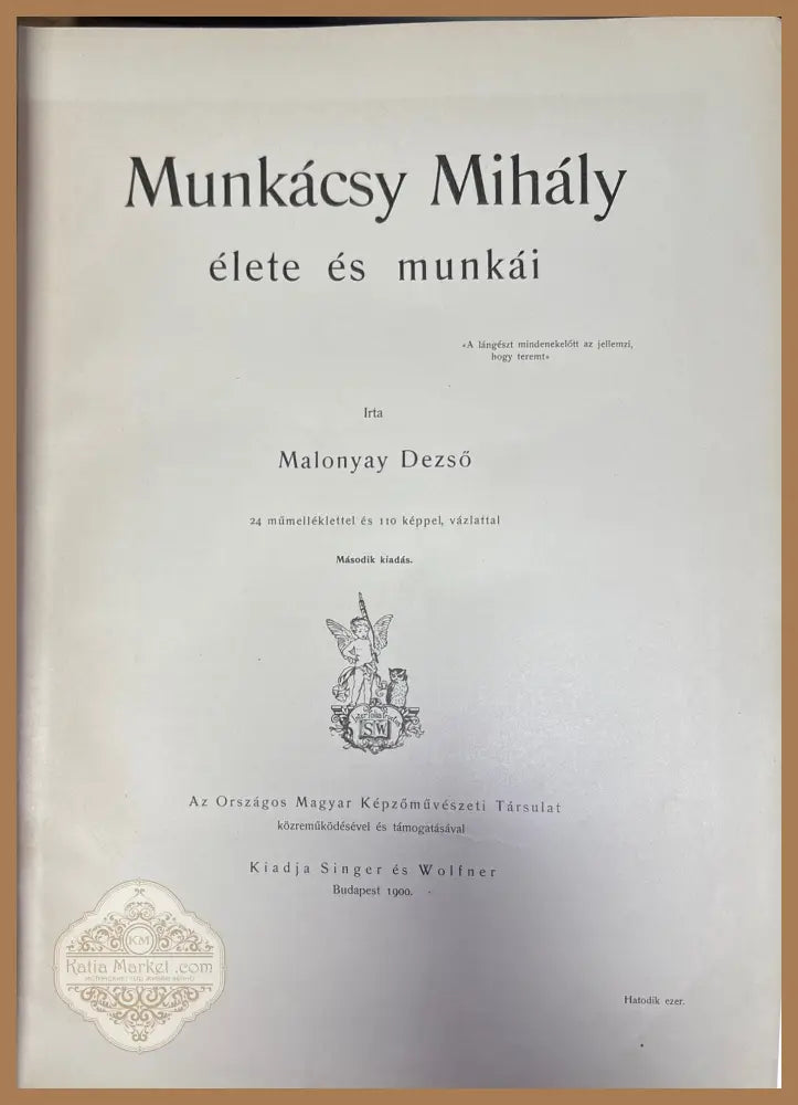 Munkácsy Mihály élete és munkái - Malonyay Dezső - Книга
