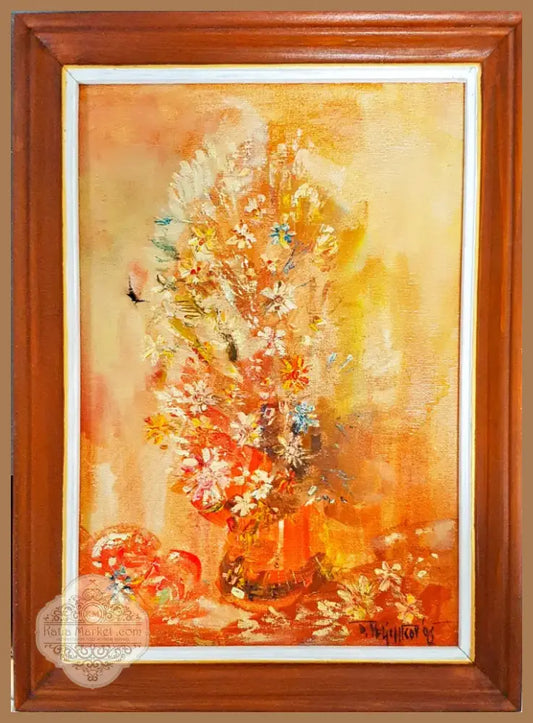 Натюрморт ’Still life flowers’- масло от Димитър Величков- 2008 година (1097) - Картина