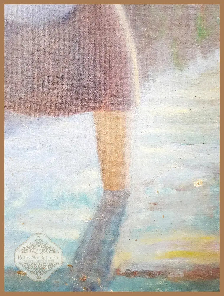 Нощна среща, масло от Г. Георгиев - Картина