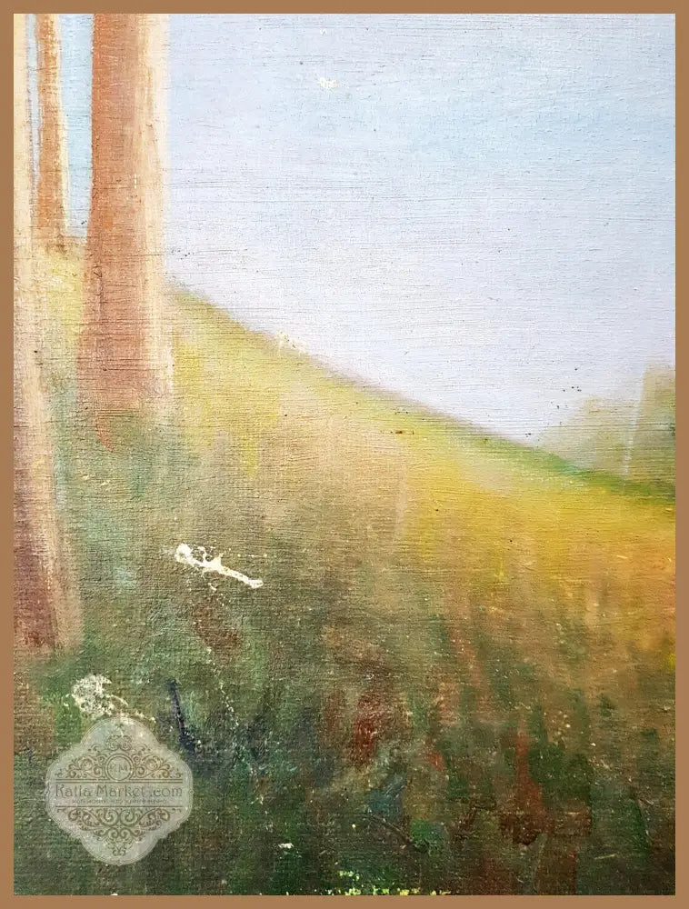 Нощна среща, масло от Г. Георгиев - Картина