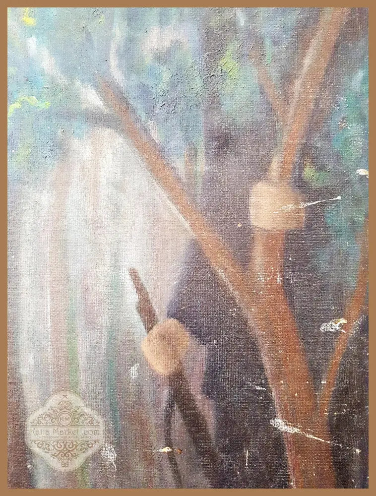 Нощна среща, масло от Г. Георгиев - Картина