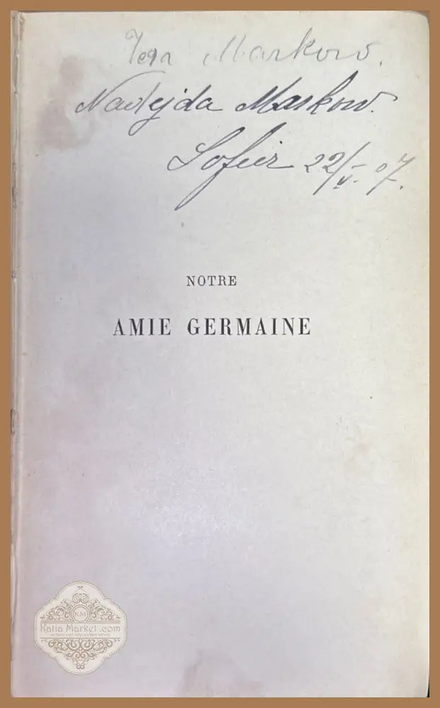 Notre Amire Germaine - G. Du Planty - Книга