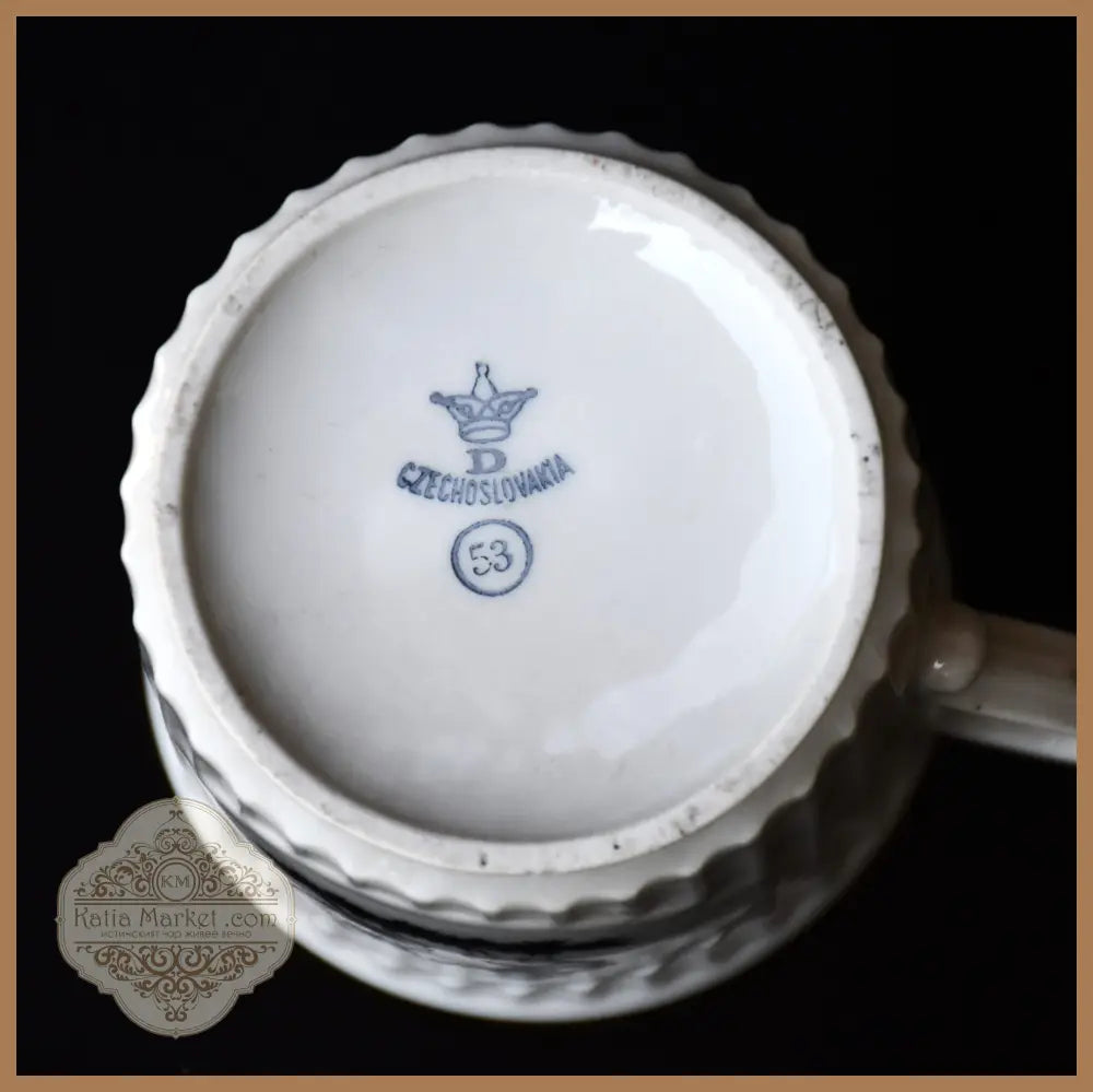 Нов сервиз за чай/кафе на ’Карловарски порцелан’ (6) - antique