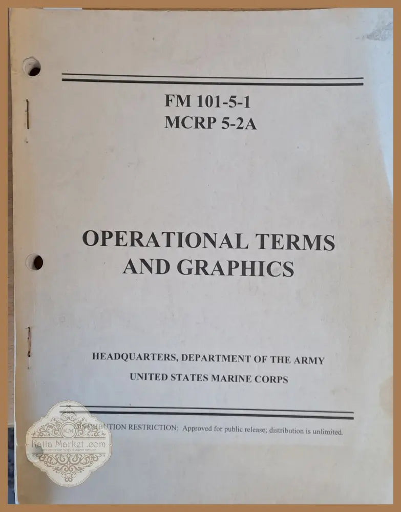 Operation Terms and Graphics. US Marine Corps - Авторски колектив - Книги