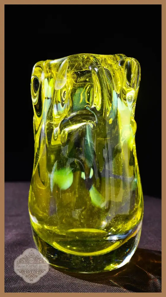 Органична ваза Tarbeklaas. Винтидж. Ръчна работа. - antique