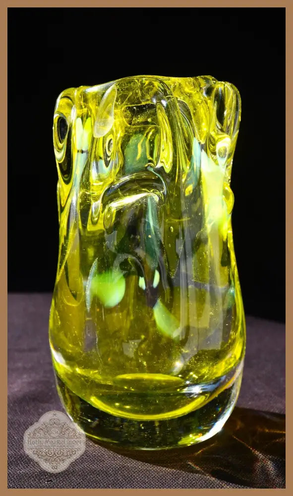 Органична ваза Tarbeklaas. Винтидж. Ръчна работа. - antique