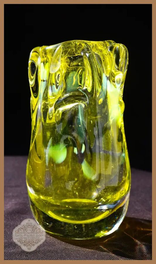 Органична ваза Tarbeklaas. Винтидж. Ръчна работа. - antique