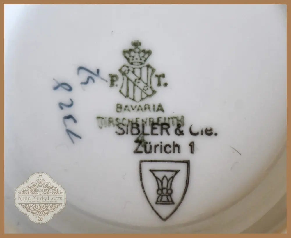 Оригинална порцеланова кана от P.T.Tirschenreuth - antique