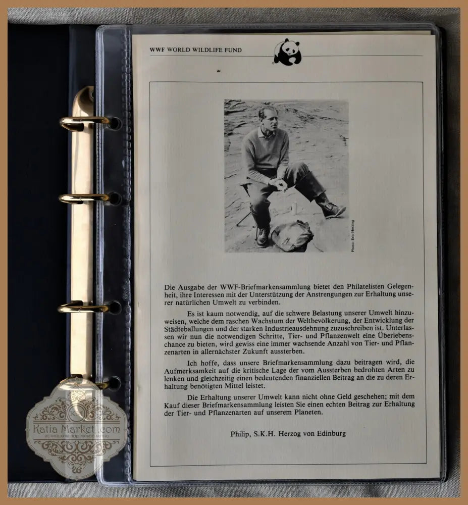 Пълен сет от WWF Conservation Stamp Collection - antique