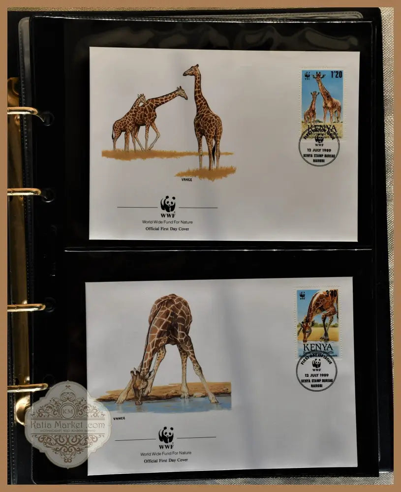 Пълен сет от WWF Conservation Stamp Collection - antique