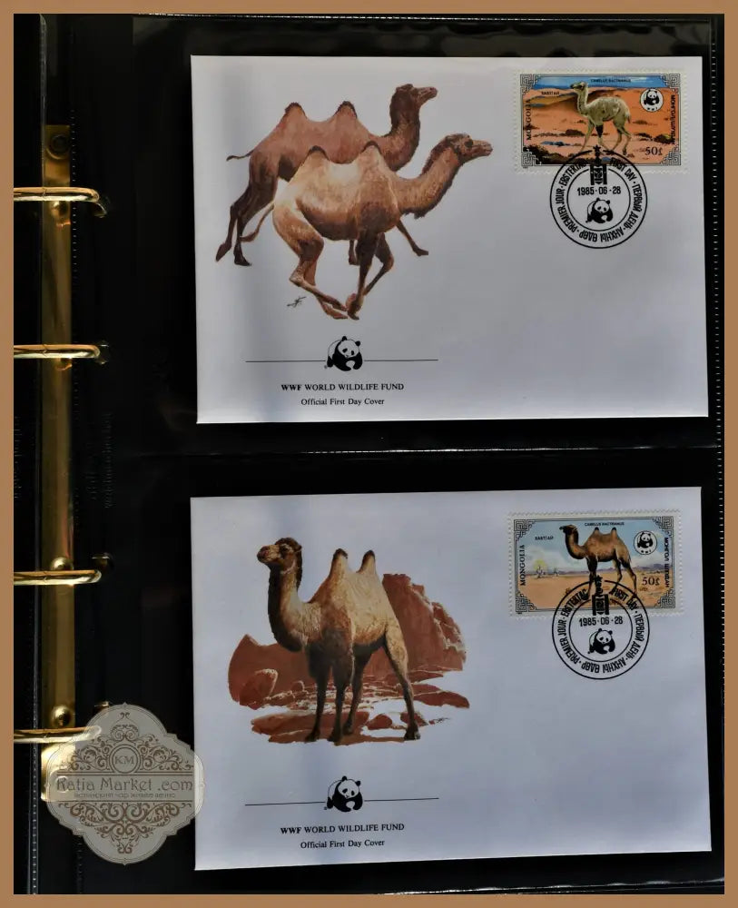 Пълен сет от WWF Conservation Stamp Collection - antique