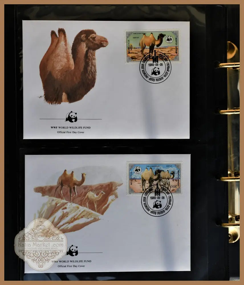 Пълен сет от WWF Conservation Stamp Collection - antique