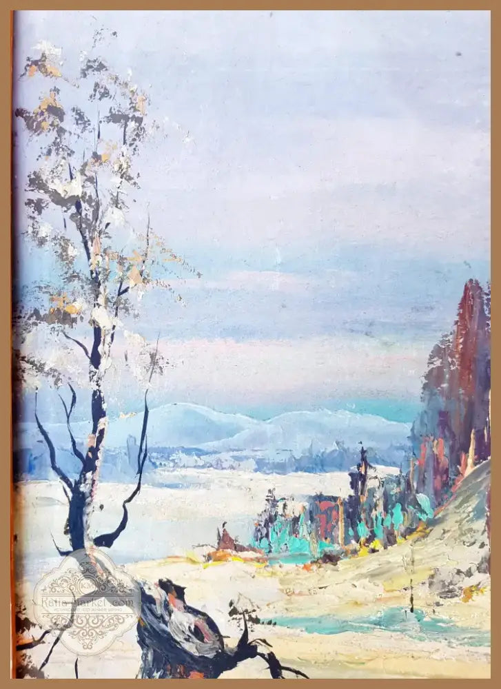 Пейзаж планина - Картина