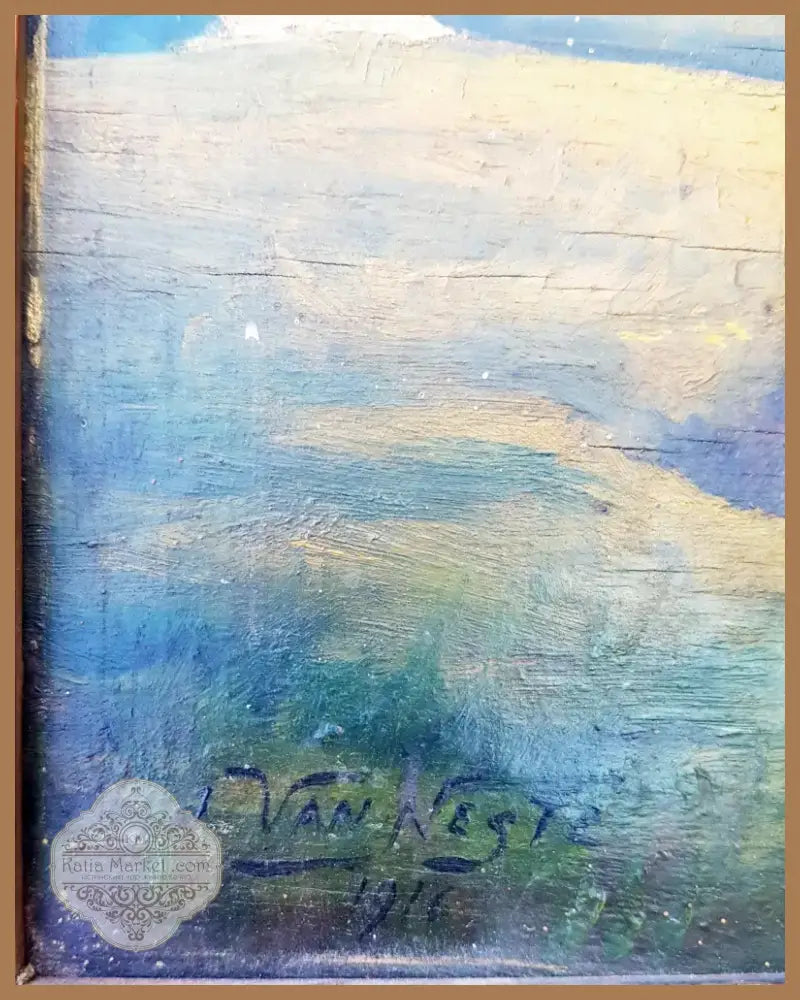 Пейзаж с дърво - Картина
