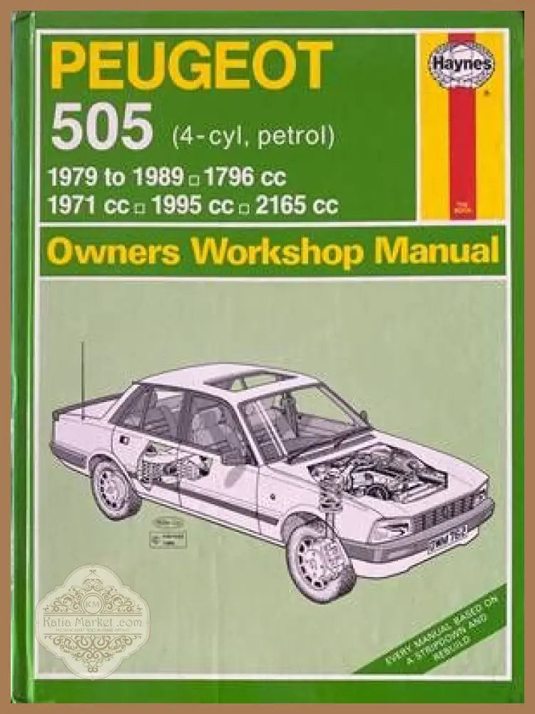 Peugeot 505 (4-cyl petrol) 1979 to 1989 Owners Workshop Manual - Колектив - Книги