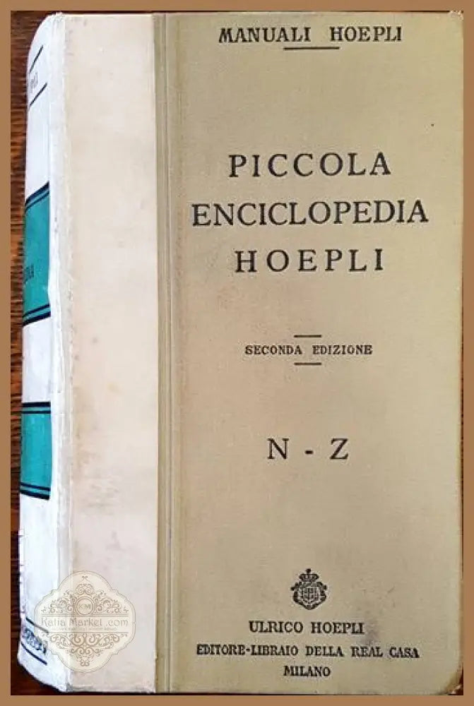 Piccola enciclopedia Hoepli - G. Garollo - Книги