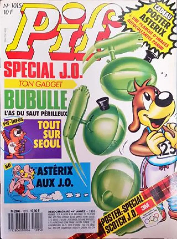 Pif № 1015 / 1988 – Spécial J.O. – Astérix aux J.O. (2033) - Книга