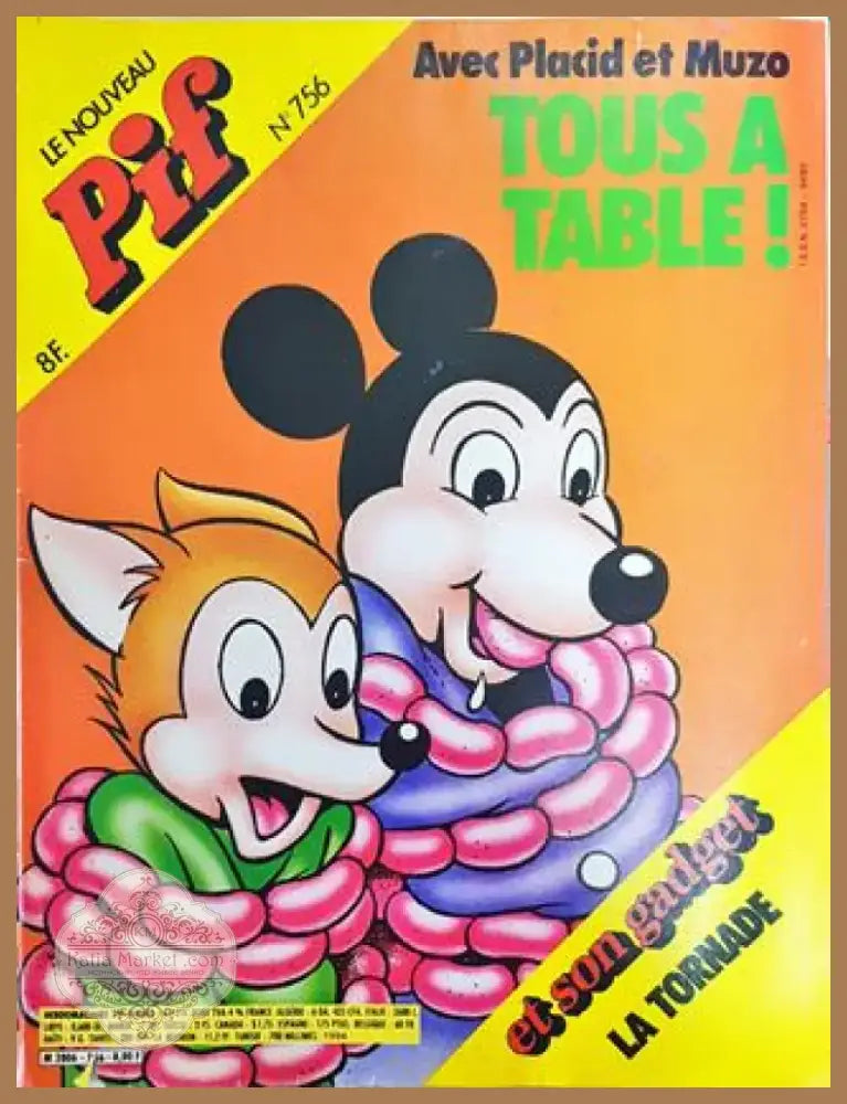 Pif № 756 / 1983 – Avec Placid et Muzo: Tous à Table! (2017) - Книга