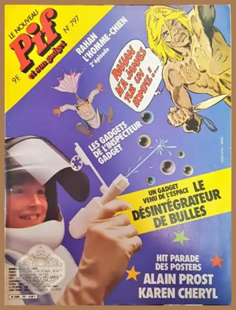 Pif № 797 / 1984 – Rahan l’Homme-Chien – Le Désintégrateur de Bulles (2038) - Книга