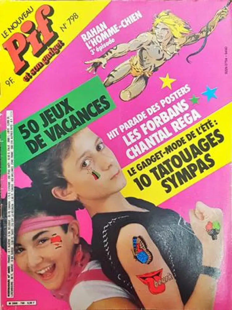 Pif № 798 / 1984 – 50 Jeux de Vacances – Rahan l’Homme-Chien (2037) - Книга