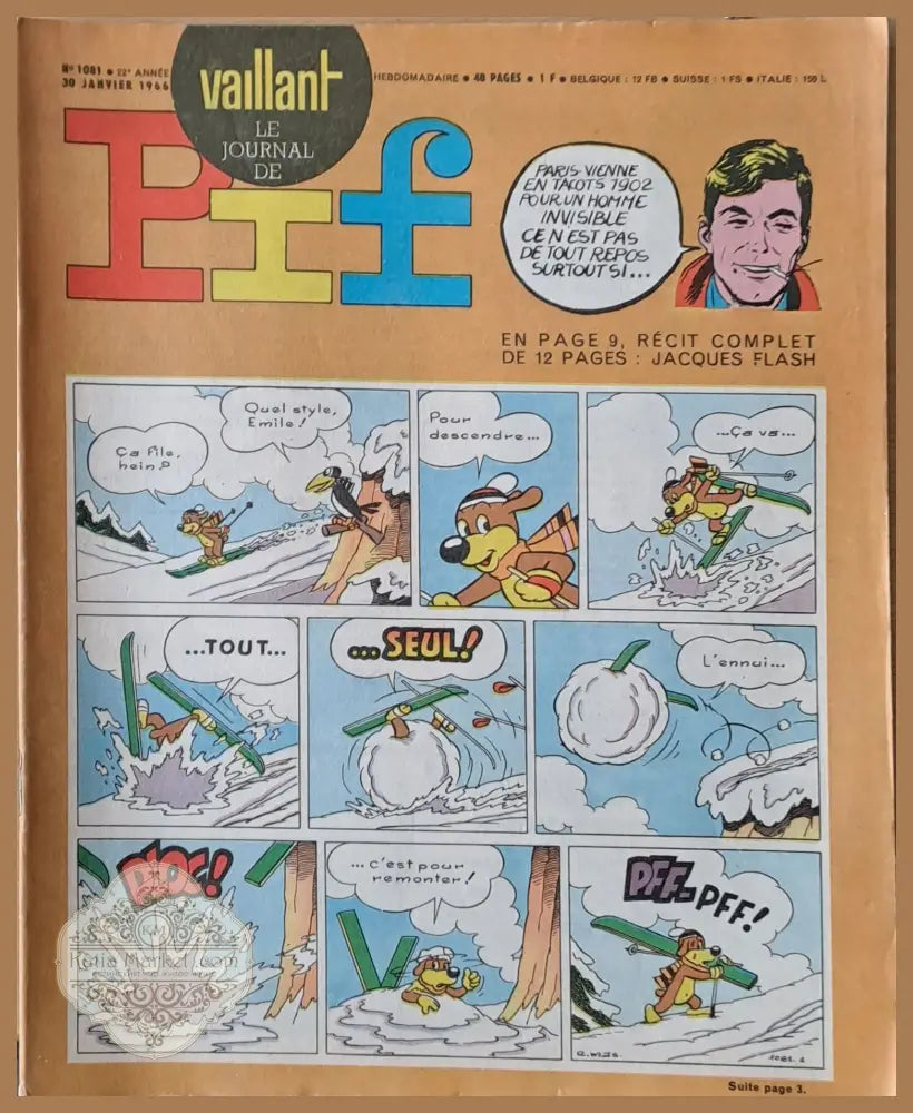 Pif - №1081 / 30 Janvier 1966 - Книги