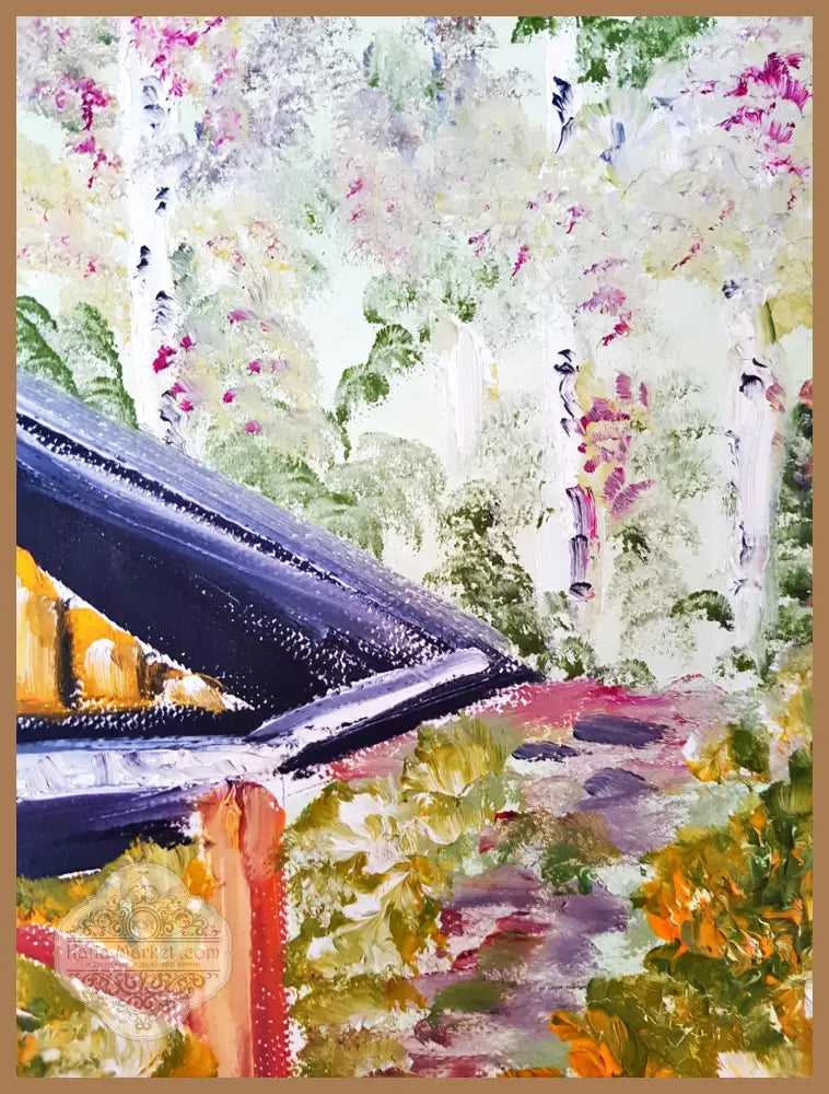 Планински заслон - масло- 2014 година - Г. Георгиев - Картина