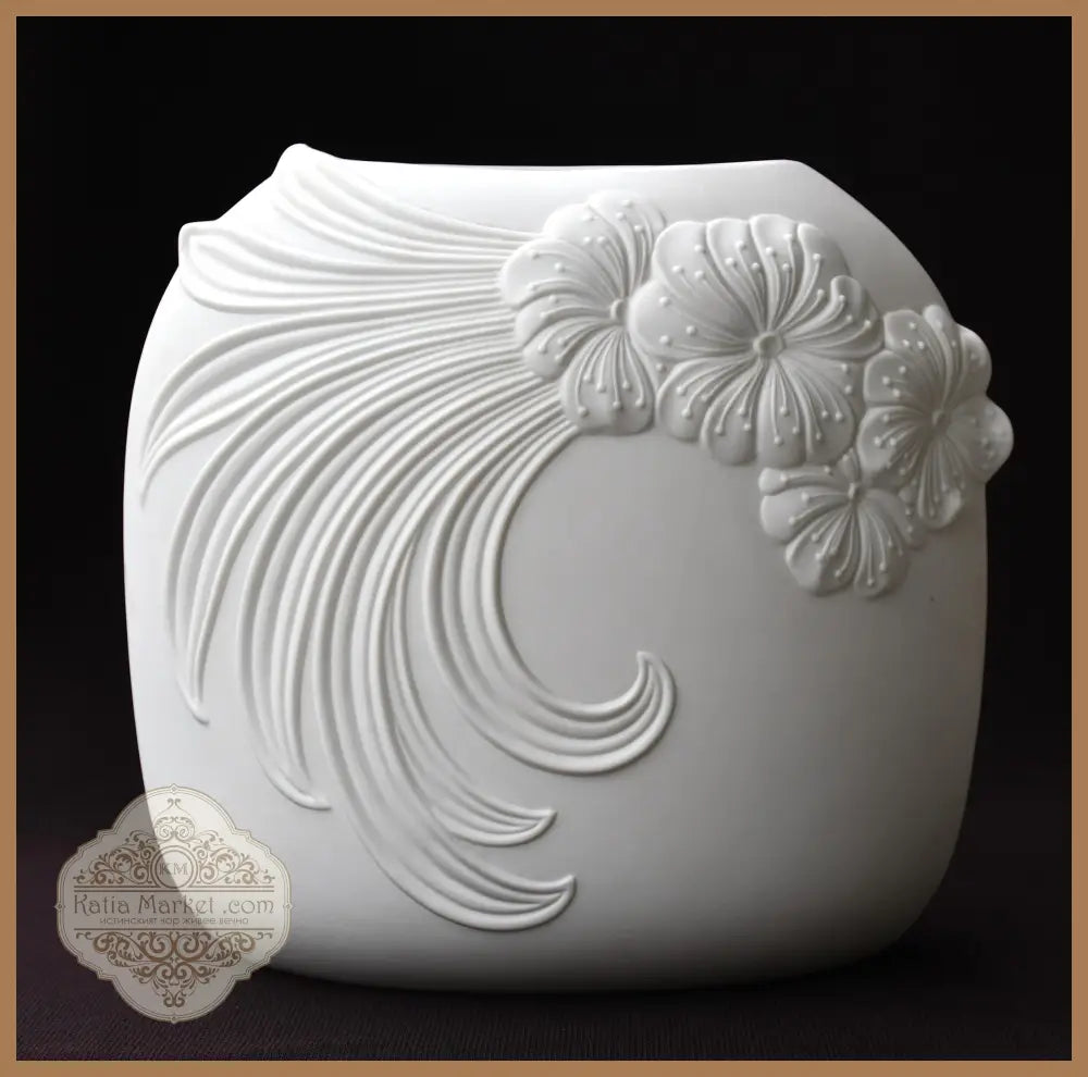 Поп-арт ваза на Михаела Фрай. Порцелан. Винтидж - antique
