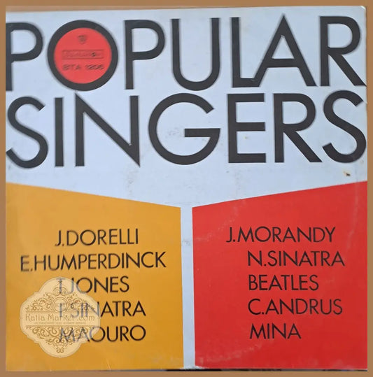 Popular Singers: Дорели Хъмпърдинк Т. Джоунс Ф. Синатра Д. Моранди Бийтълс и др. - antique